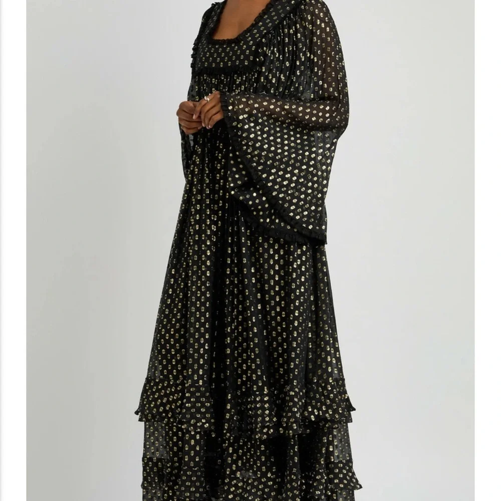 NWT Chloe Maxi Dress Black - Picture 2 of 15
